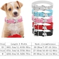 thumbnail image 3 of Binwennn Pet Collar Puppy Cat Choker PU Leather Collars For Small Pet Cat Dogs Adjustable Cat Bow Tie Cat Tie Cat Ties Puppy Bow Tie Dog Color Light Clip Leather Dog Leashes for Small Dogs Adult Dog, 3 of 7