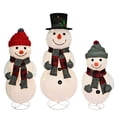 thumbnail image 1 of Holiday Time Light-up Snowman Family, 3-piece, 1 of 6