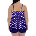 thumbnail image 4 of HAWEE Womens Plus Size Tankini Swimsuits with Shorts Two Piece Bathing Suit Floral Printed Swimwear, 4 of 4