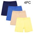 thumbnail image 2 of Zpanxa Girls Cotton Shorts Solid Color Comfortable Leggings Soft Breathable Yoga Shorts 9 Years, 2 of 7