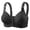 Black, variant on Breathable Seamless Vest Bra for Everyday Comfort – Soft Support Wireless Lightly Cup for Casual Household Wear