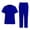 Royal Blue1, variant on Ktyne Womens Scrubs Sets M Stretchy Nurse Uniform Short Sleeve V-Neck Scrub Top & Jogger Pant Solid Color Scrubs Sets with Multi Pocket Pink M