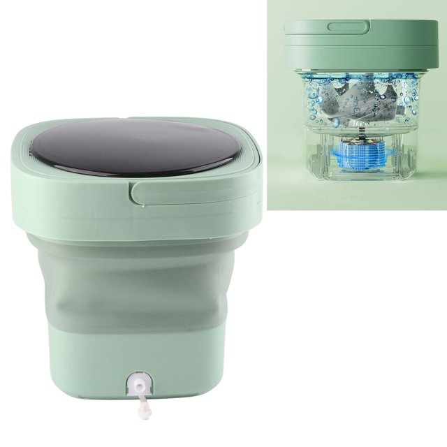 Machine à Laver Pliable 6,5l Haute Vitesse Grande Capacité Essorage Doux Prise US 100-240V