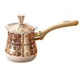 thumbnail image 1 of 720ml Turkish Coffee Pot Stovetop Coffee Maker with Long Wooden Handle Stainless Steel, 1 of 6