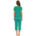 thumbnail image 5 of MINTLIMIT Ensembles de Pyjama Unis pour Femmes, Hauts à Manches Courtes et Pantalons Capri, 5 of 5