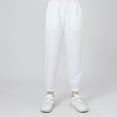 thumbnail image 2 of Yuyuzo Girls Cargo Pants Drawstring Elastic Waist Joggers Kids Wide Leg Sweatpants with Pockets, 2 of 3