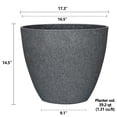 thumbnail image 3 of Grey Concrete Look Planter, 3 of 5