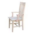 thumbnail image 5 of International Concepts Chaise de Mission Haute avec Accoudoirs, Non Finie, 5 of 5