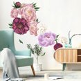 thumbnail image 1 of Cheers Removable Peony Flower Wall Sticker Living Room Wallpaper Decal Home Art Decor, 1 of 1