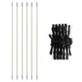 thumbnail image 1 of Kit de Tiges Flexibles, Brosse de Nettoyage de Cheminée à Poils en Nylon, Perceuse Électrique Compatible pour Cheminée et Poêle, 1 of 8