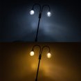 thumbnail image 3 of Mini Train Lamppost Miniature Scale LED Scene Lights Micro-Landscape Scenery Layout Toys Model Railway Lamp Yards Accessories Black（Warm White）, 3 of 9