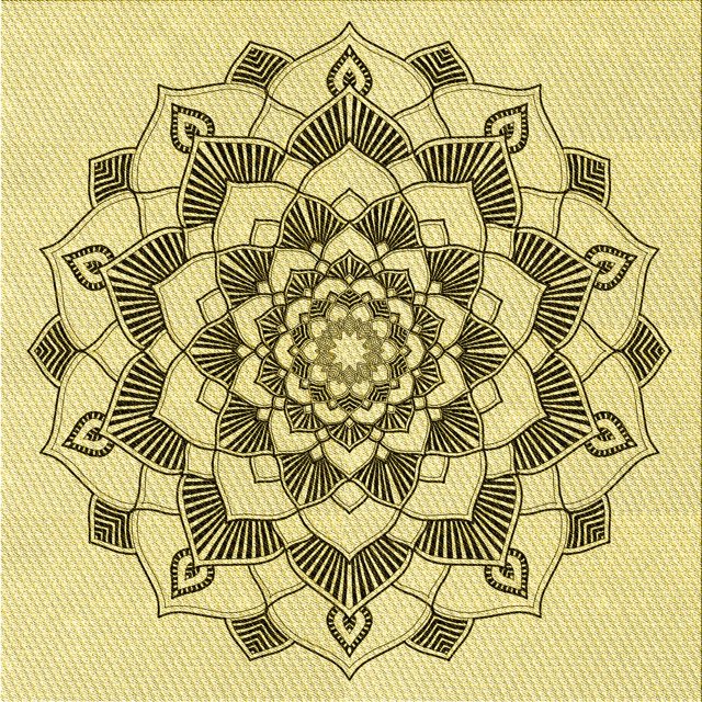 Ahgly Company Tapis d'Intérieur Lavable en Machine Carré Transitionnel Récolte Or, 6 Pieds Carré