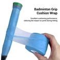 thumbnail image 4 of Badminton Grip Cushion Wrap,Badminton Grip Cushion Wrap 60mm Width 20m Length Excellent Shock Absorption Tennis Racket Grip Tape Backing Film, 4 of 7
