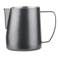 thumbnail image 3 of Lubelski Pichet de Cuisson à la Vapeur pour Café 450 ml, Qualité Alimentaire, Poignée Ergonomique, Pichet pour Faire Mousser le Lait, Acier Inoxydable, Bec en V, Pichet à Lait, Tasse, Accessoires pour Machine à Espresso, 3 of 7
