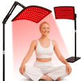 thumbnail image 1 of EZ-X Lampe de Luminothérapie Rouge - Luminothérapie Rouge et Infrarouge pour le Corps et le Visage avec Support Ajustable - 360 DEL - Appareil de Luminothérapie Infrarouge 660 Nm et 850 Nm - Bras et Hauteur Ajustables, 1 of 5