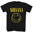 thumbnail image 1 of Nirvana T Shirt Smiley Face Logo One-Sided Nirvana T-Shirt, 1 of 5