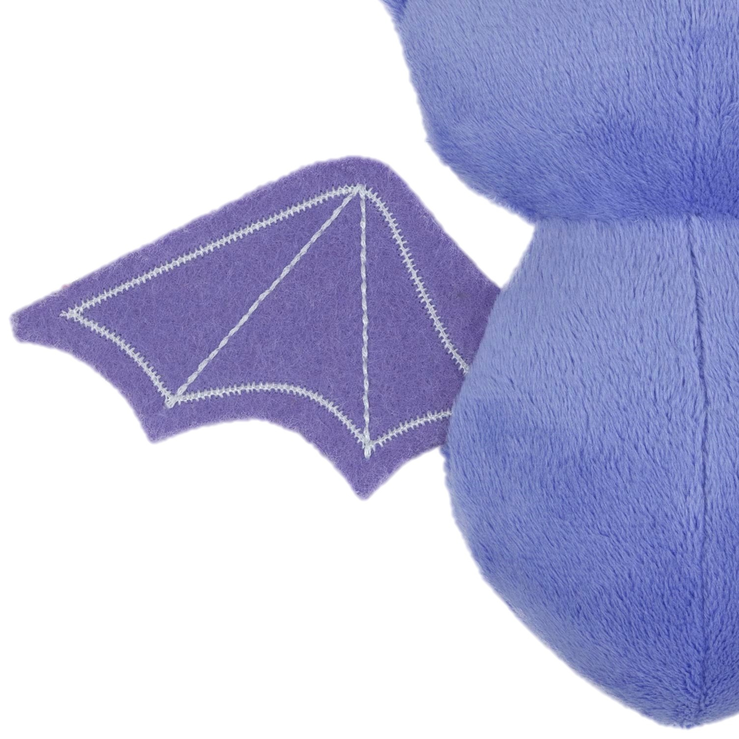 Vibrant Life Halloween Jouet pour chien en peluche grinçante de 6.5 pouces, Chauve-souris violette