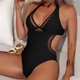 thumbnail image 4 of Women's Solid Color Stylish Swimsuit With Steel Chest Pad - For Daily Wear And Backyard Barbecues, 4 of 7