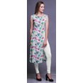thumbnail image 4 of Bimba Printed Straight Tunic DressesForWomen Sleeveless Side Slit Kurti, 4 of 6