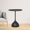 thumbnail image 4 of simhoa Small End Table Coffee Drink Table for NightStand Patio Home Office Black Tall Shape, 4 of 5