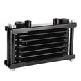 thumbnail image 2 of Motorcycle Radiator Engine Oil Cooler Oil Cooling System Kit Oil Cooling Radiator Oil Cooler For Atv Engine Oil Cooler Universal Cooling Radiator Fit For Monkey Car 100-250CC Dirt, 2 of 8