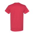 thumbnail image 2 of Gildan Mens Heavy Cotton T-Shirt, 2XL, Heather Red, 2 of 2