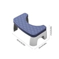 thumbnail image 3 of Uscallm Squatting Stool Toilet Step Stool Bathroom Poop Stool Detachable Stackable Footstool for AdultsKidsToilet Assistance Step Stool Fits All Toilets, 3 of 7