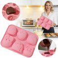 thumbnail image 2 of WMQPNNS Easter Chocolate Egg Rabbit Bunny Shaped Mould for Chocolate Fondant Non Stick Rabbit Baking for DIY Candy Cookies Easter Party, 2 of 6