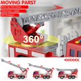 thumbnail image 2 of Fire Engine Toy ,Fire Truck Toy ,Inertial Cars ,Emergency Rescue Truck with Lights and Sounds，Educational, 2 of 7