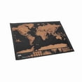thumbnail image 3 of Map Scratch World Map Stylish Fine Printed Wall Scratchcard Map Poster for Travel Enthusiast, 3 of 5