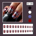 thumbnail image 1 of RKSTN nail patch Independence Day Flag Fake Nail Art Nails Wear Nails 24PCS Makeup, 1 of 5