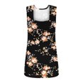 thumbnail image 4 of Birdeem T-Shirt Mode Femme Imprimé Col Carré Confortable Ample Sans Manches Blouse Décontractée, 4 of 5