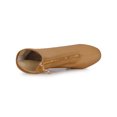 thumbnail image 4 of Unique Bargains Women's Faux Suede Square Toe Front Zip Block Heel Ankle Boots, 4 of 7