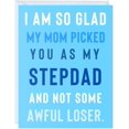 thumbnail image 1 of Stepdad Birthday Card For Stepfather, Husband Him, Thank you Greeting Card for Parents (Picked You as my Stepdad), 1 of 7