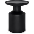 thumbnail image 1 of Haynes 16 inch Wide Solid Mango Boho Accent Table in Black & Assembled, 1 of 7