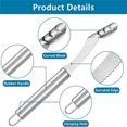 thumbnail image 3 of TopLLC Stainless Steel Pepper Core Seed Remover Multi-functional Corer the Peeler, 3 of 6