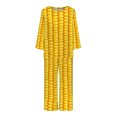 thumbnail image 5 of Ensembles de Détente pour Femmes 2 Pcs 2 Pcs Pyjama pour Femmes à Col Rond à Manches Longues Deux Pièces Confortable pour la Maison Ensemble de Pyjama Ensemble de Sport Tenue de Détente pour Femmes Ensemble 2 Pcs en Liquidation, 5 of 5