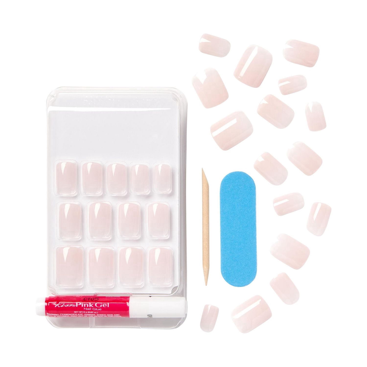 KISS Bare but Better Ongles - Faux Ongle, Court