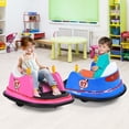 thumbnail image 2 of Costway 12V Vehicle 360° Spin Race Toy Kids Ride On Bumper Car with Remote Control Blue, 2 of 10