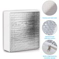 thumbnail image 4 of Isolant de Ventilation Rv 14x14x3 Pouces Couverture d'Isolation de Puits de Lumière Rv Surface Réfléchissante en Aluminium Éponge d'Isolation Haute Élasticité Intégrée, 4 of 6