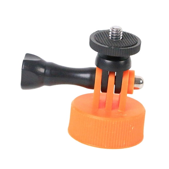 Tripod Bottle Holder Adapter Adjustable Underwater Diving Surfing Wear Resistant Orange