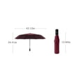 thumbnail image 4 of SuoKom Compact Fully Automatic Travel Umbrella Wind and Umbrella Protection Umbrella Men & Women Umbrellas, 4 of 5