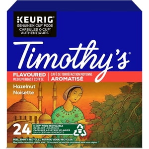 Timothy's Hazelnut Keurig K-Cup Pods 96 count