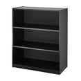 thumbnail image 3 of Mainstays 3-Shelf Bookcase with Adjustable Shelves, True Black Oak, 3 of 8