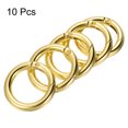 thumbnail image 3 of Unique Bargains Gold Zinc Alloy Spring Gate O Ring Snap Clip Buckle 10 Pack, 3 of 5