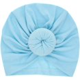 thumbnail image 5 of QUETO Nouveau-né bébé enfant en bas âge coton chapeau bébé bandana enfants tricoté chapeau couverture (lot de 8), 5 of 5