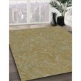 thumbnail image 3 of Ahgly Company Machine Washable Indoor Square Transitional Brass Green Area Rugs, 6' Square, 3 of 7