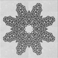 thumbnail image 1 of Ahgly Tapis d'Intérieur Lavable en Machine Carré Transitionnel Gris Gainsboro, 7 Pieds Carré, 1 of 7