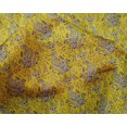 thumbnail image 4 of oneOone Silk Tabby Fabric Leaves Block Print Fabric By The Yard 42 Inch Wide, 4 of 4