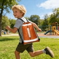 thumbnail image 1 of Ball-Themed Kids' Party Drawstring Backpack Pouch, Durable Polyester Birthday Gift Bag with Quilted Design, Spacious Multicolor Travel Organizer for School Sports Beach, 1 of 6